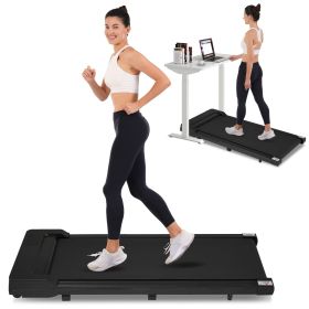 Walking Pad Under Desk Treadmill for Home Office -2.5HP Walking Treadmill 0.6-4MPH 300LBS Capacity Treadmill for Walking Running Remote Control B