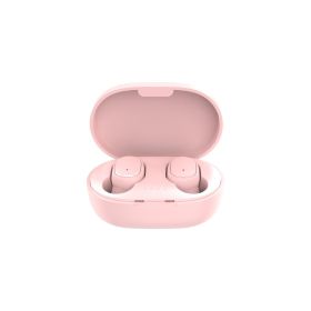TWS E6S Bluetooth Earphones Wireless Earbuds IN Ear Stereo Noise Cancelling Sports Headsets With Microphone fone Headphones (Color: Pink, Ships From: China)